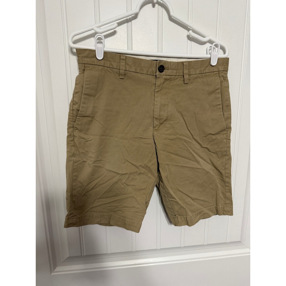 Banana Republic Shorts Mens 30 Aiden Short Khaki Tan Slim Fit Chino EUC